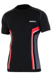 Sim tričko SPARCO Hyper-T Gaming, čierne / červené